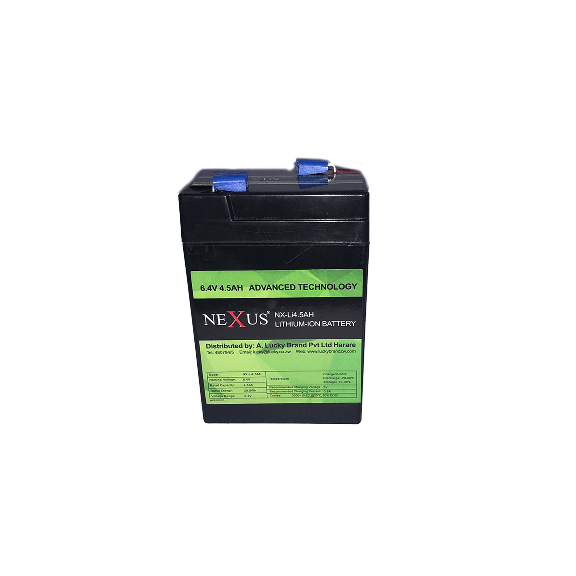 Nexus Lithium Ion Battery 6v 4.5ah